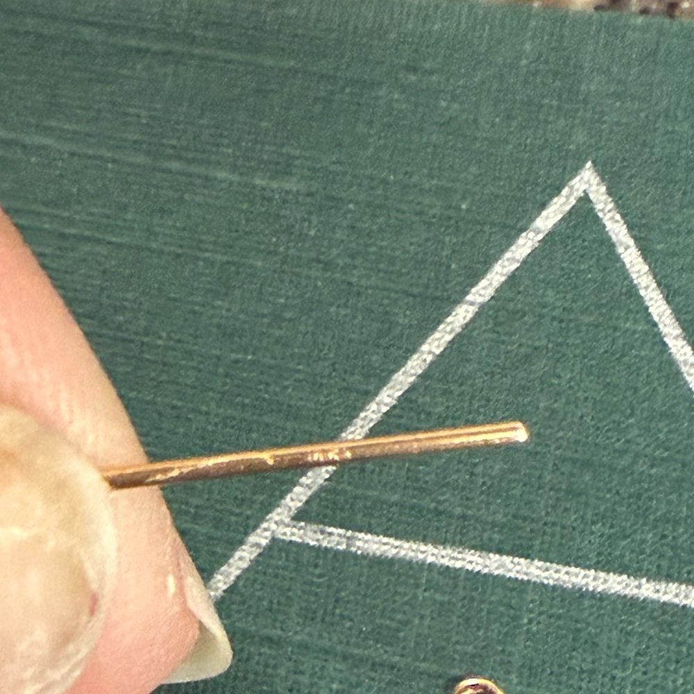 14k tassel earings - Picture 3 of 3